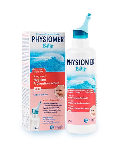 Spray d'Eau de Mer Nasal Enfants et Adultes - Physiomer - Nez