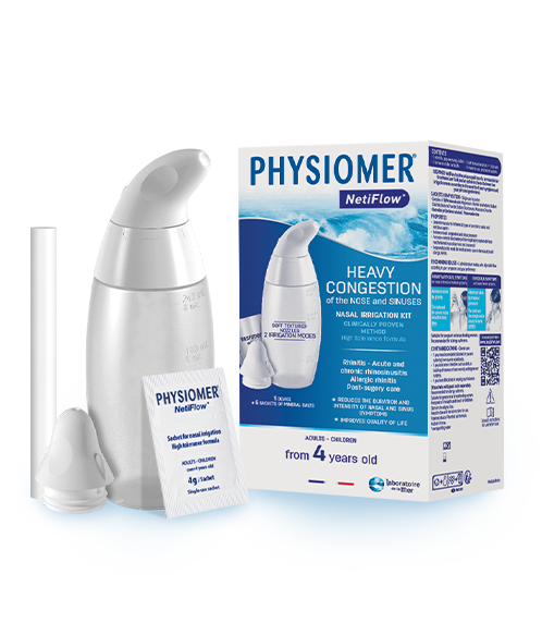 PHYSIOMER® Netiflow Kit and sachets