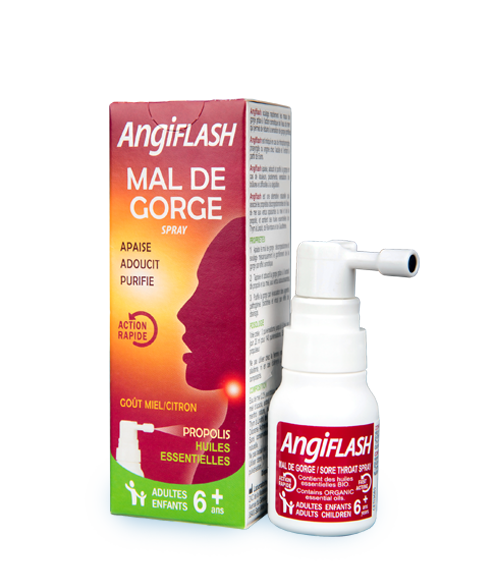 ANGIFLASH® Mal de gorge